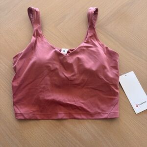 lululemon Dusty Rose Align Neck Sports Bra